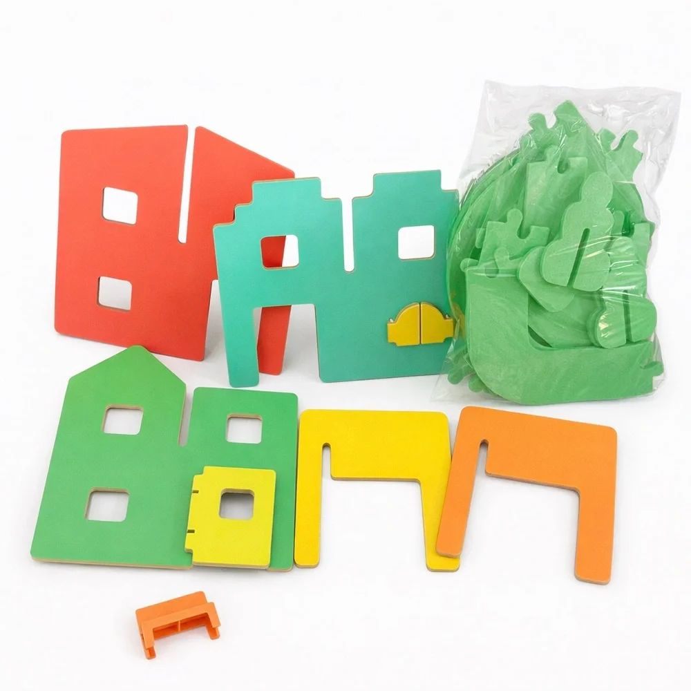 Lovevery Wooden Village Pathways Connector Play Kit Modular Set